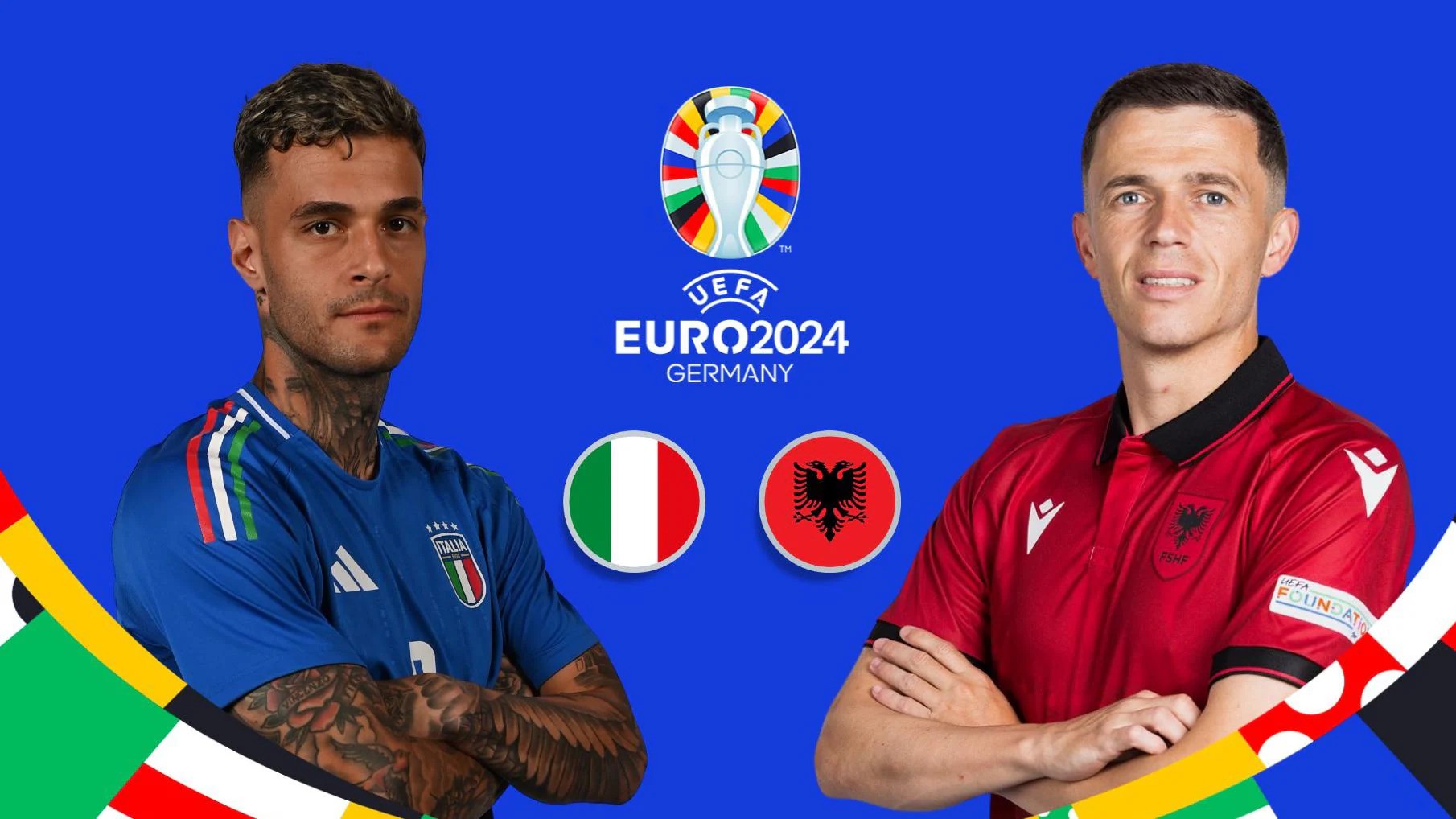 Euro 2024/ Sonte Itali-Shqipëri!