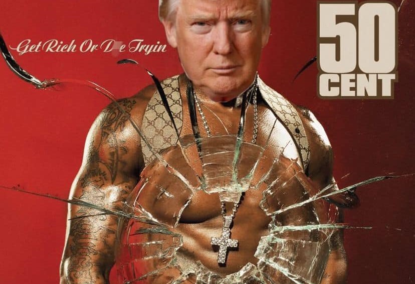 50 Cent vendos Donald Trump në kopertinën e albumit të ri. Ish presidenti bëhet viral me ‘Many Men’!