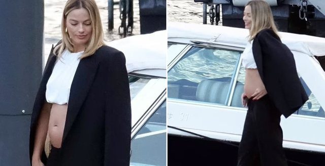 Margot Robbie fotografohet për herë të parë me barkun e rrumbullakosur