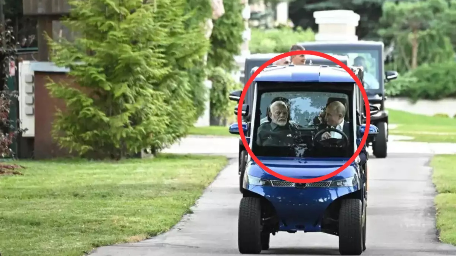Putin pret kryeministrin indian në Moskë, xhiro me makinë golfi e çaj!