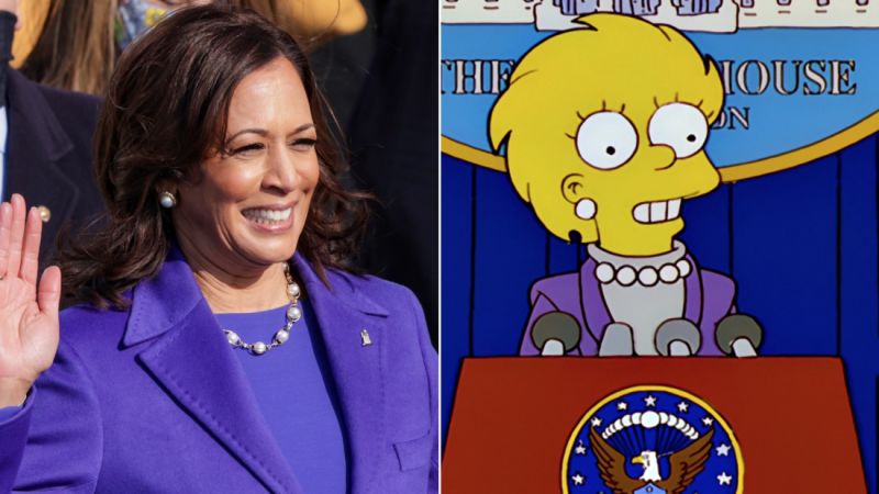 Simpsons ‘kishin parashikuar’ kandidaturën e Kamala Harris!