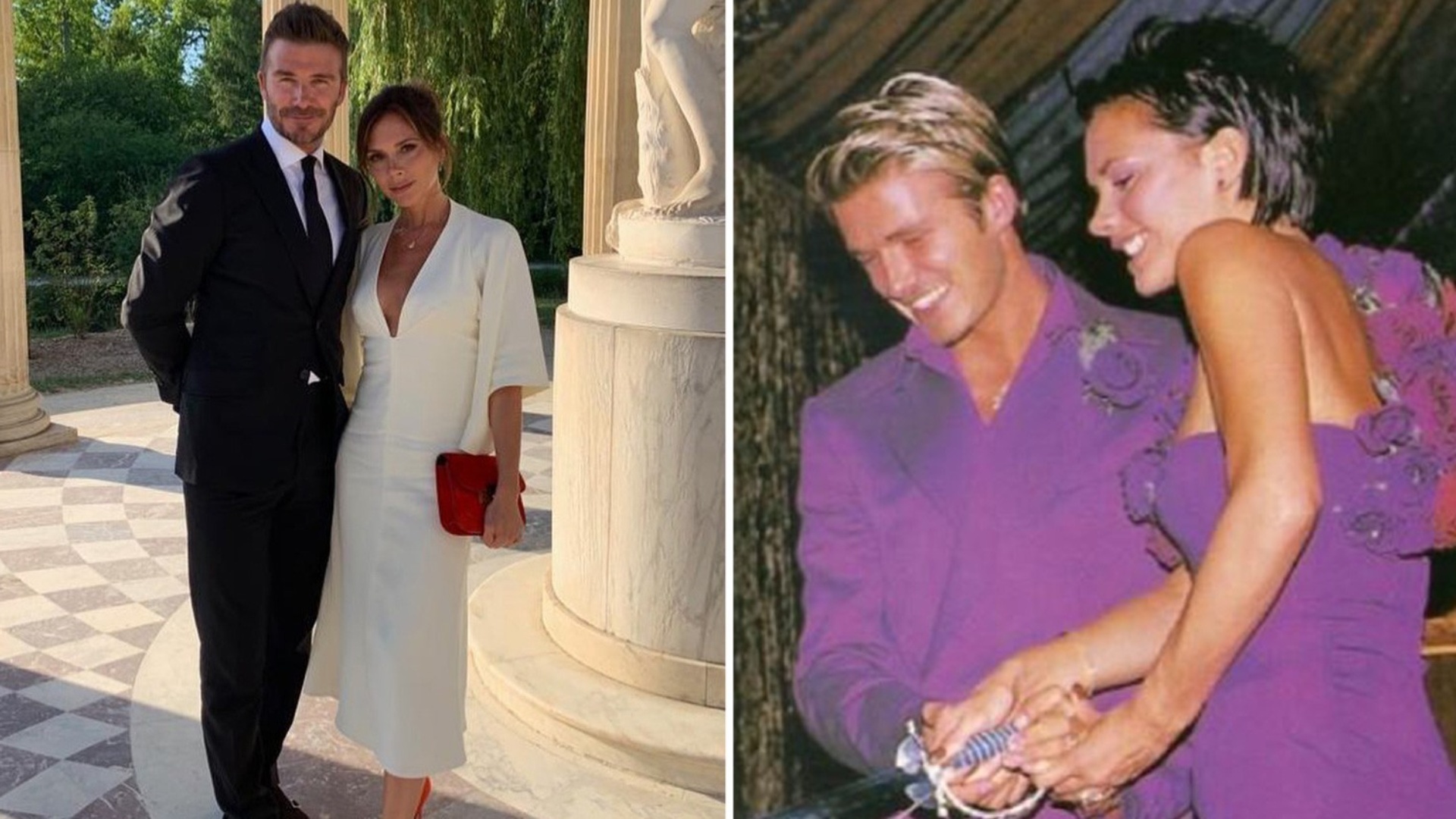Victoria dhe David Beckham rikrijojnë në mënyrën më të veçantë fotot e dasmës me rastin e 25-vjetorit të martesës!