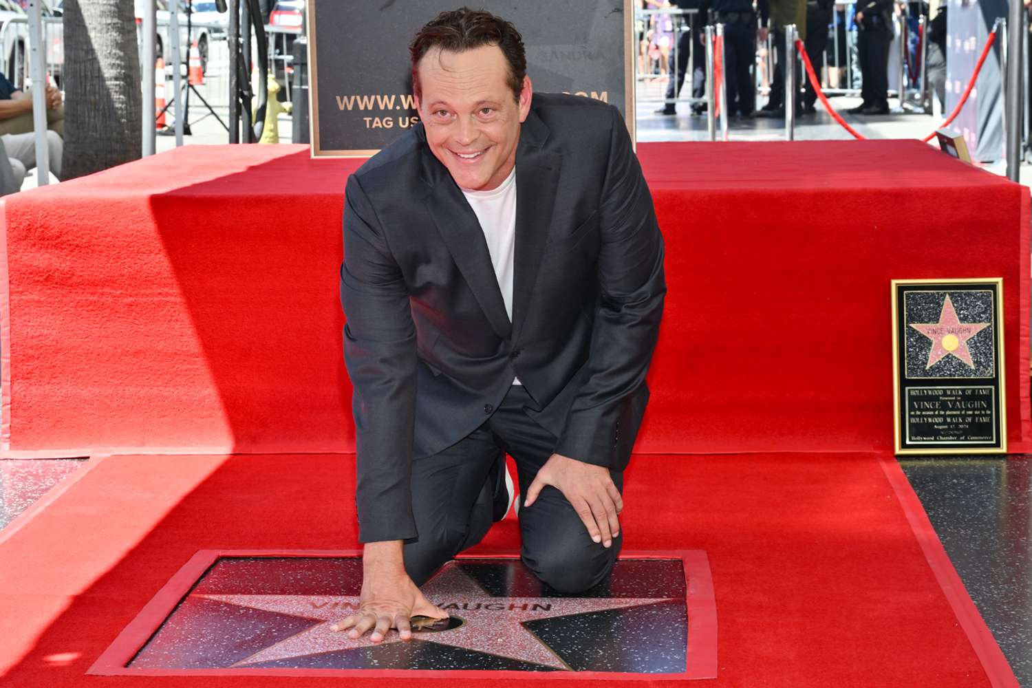 Vince Vaughn nderohet me një yll në Hollywood Walk of Fame!