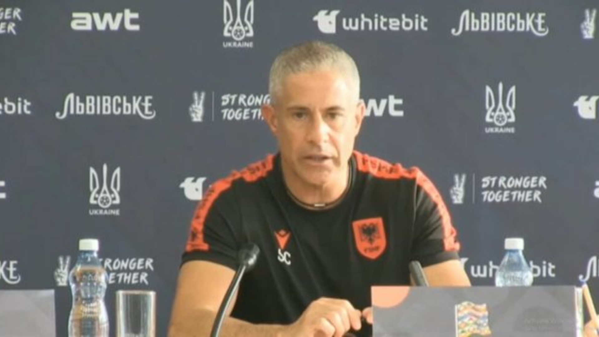 Sylvinho në prag të ndeshjes me Ukrainën: Do luajmë për tre pikët!