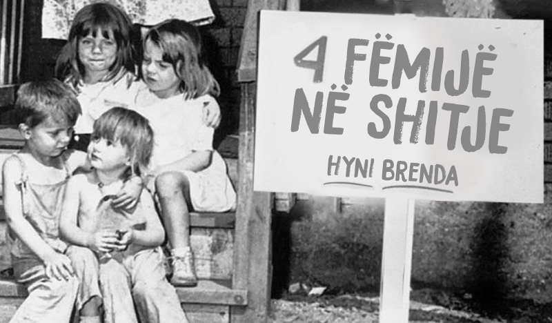 Historia zemërthyese e viteve 1940, fotografia “Fëmijë në shitje”