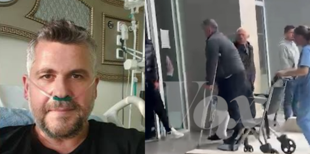 Shfaqet në spitalin e Traumës me paterica dhe me këmbën e vrarë, çfarë i ka ndodhur aktorit Gent Zenelaj (Video)